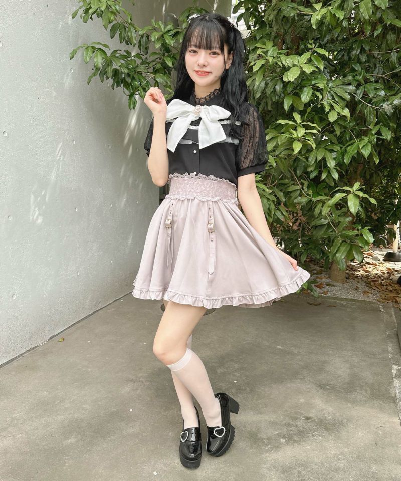 飾りベルトボリュームスカート | Rlab store 飾りベルトボリュームスカート | Rlab store