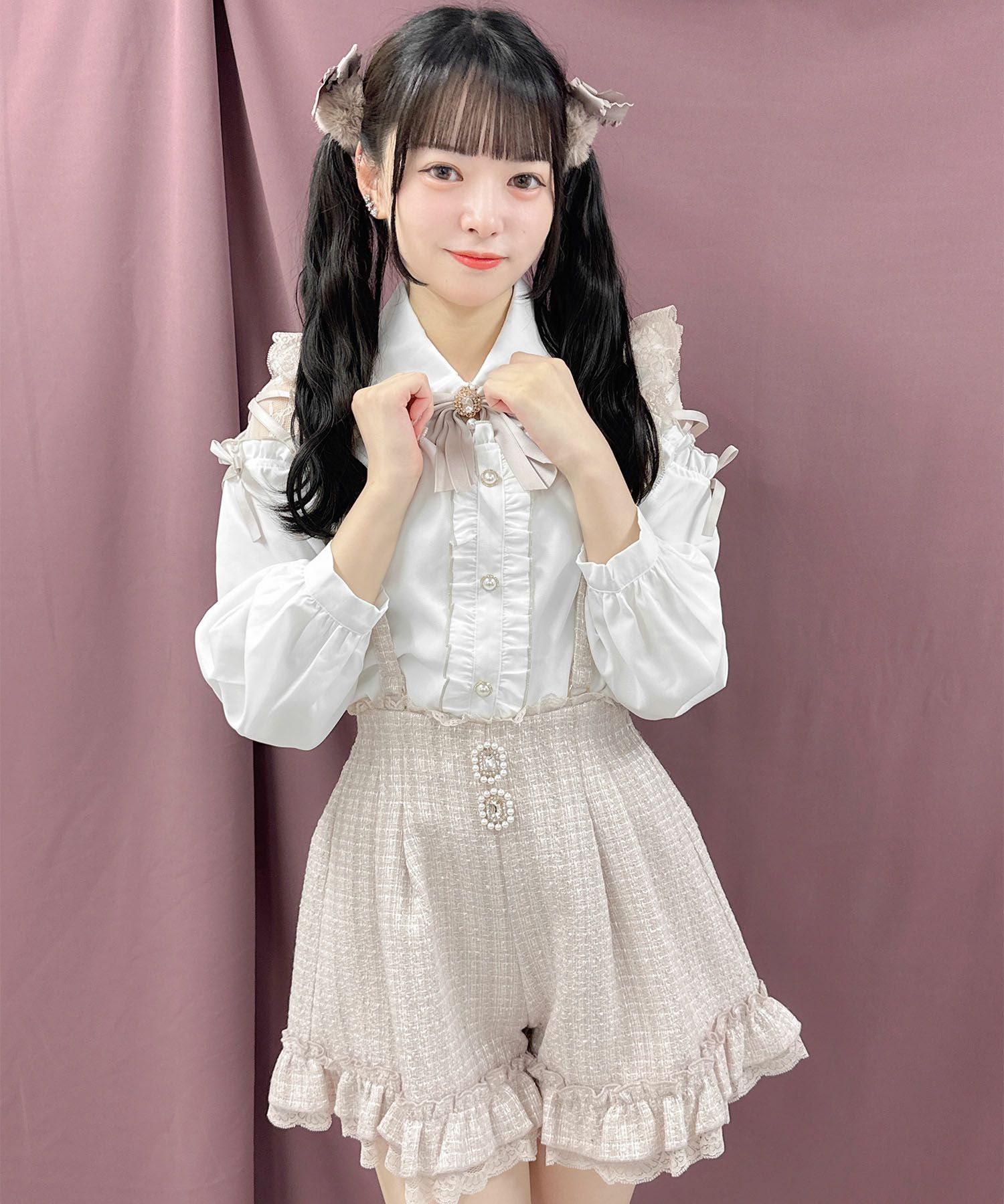 サス付ツイードショートパンツ | Rlab store
