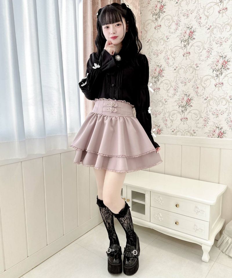 Angelic Pretty トリプルリボンジャボシャーリングブラウス ロリィタ