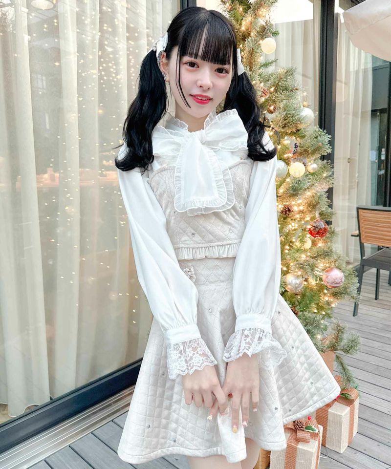 ♡ ROJITA キルティングコート ♡ ファーフードキルティングコート[品番：RJTW0000804]｜ROJITA
