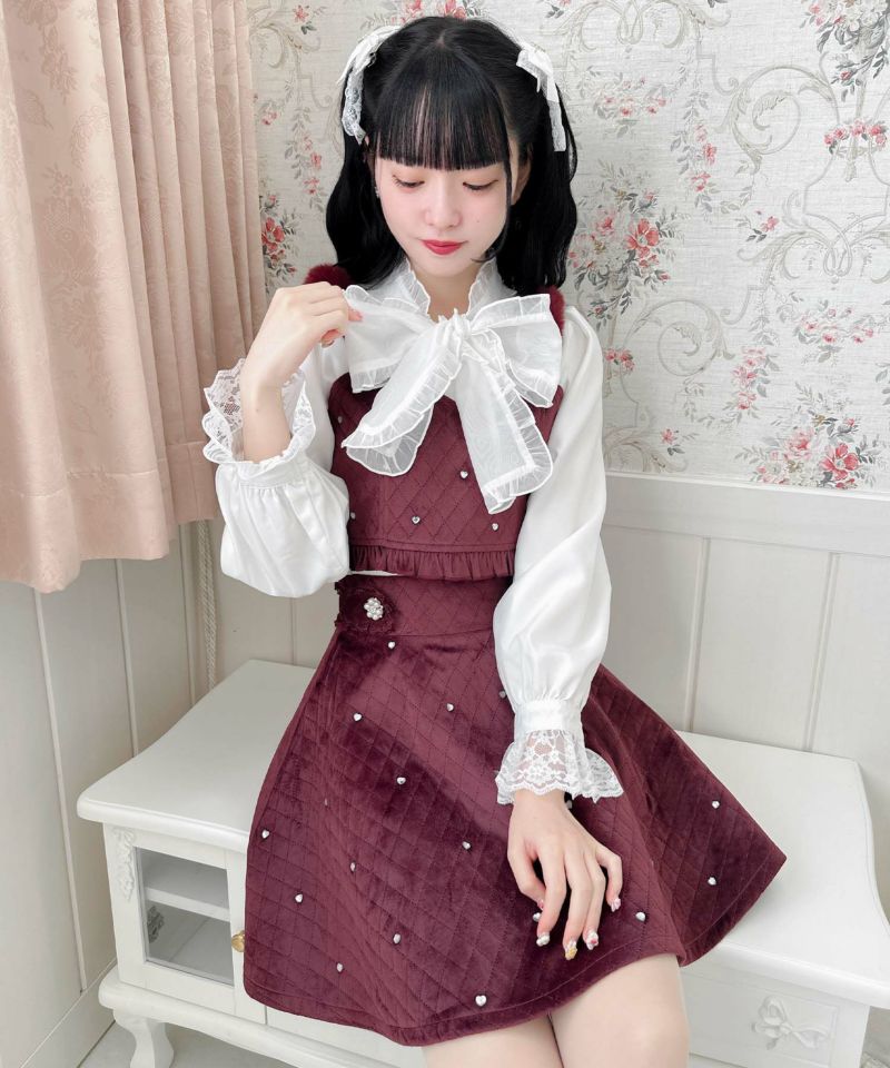ハートビジュキルティングスカート | Rlab store
