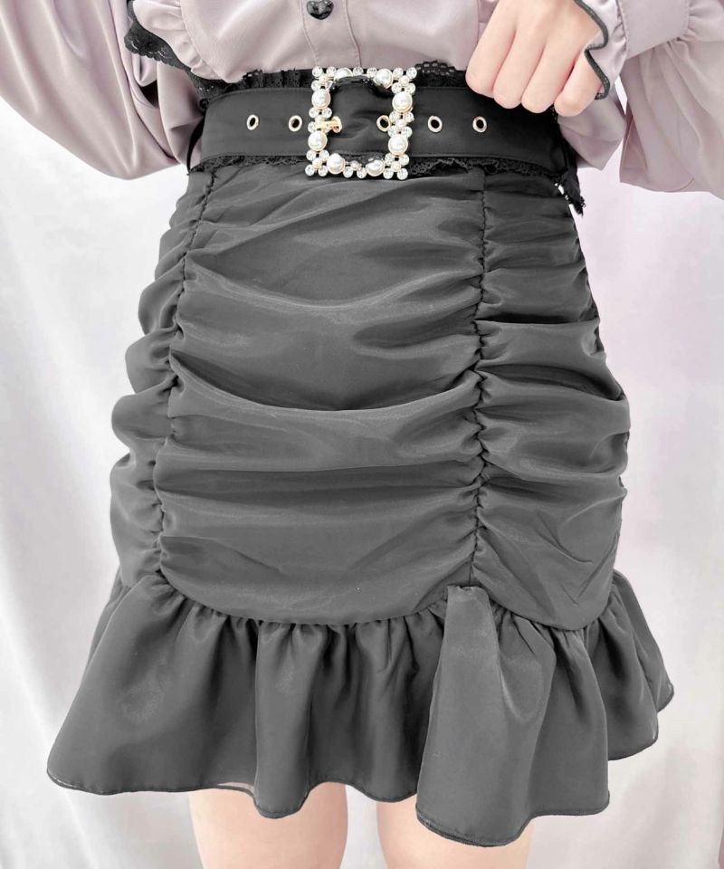 couture BY ROJITA ティアードスカート ブラック - スカート