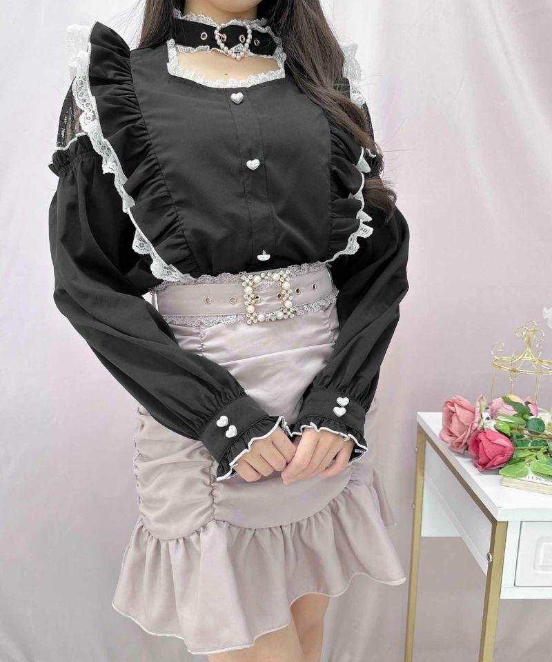 シアーギャザーミニマーメイドスカート | Rlab store シアーギャザーミニマーメイドスカート | Rlab store