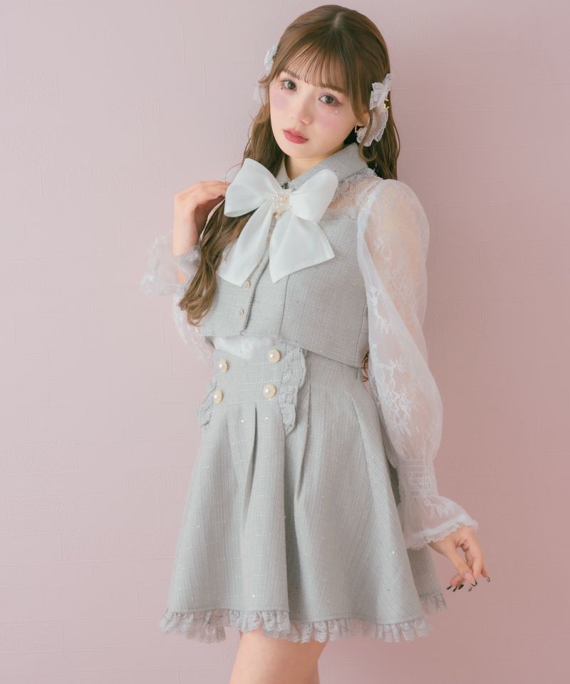 スカート Feather flare skirt / フェザーフレアスカート レディース