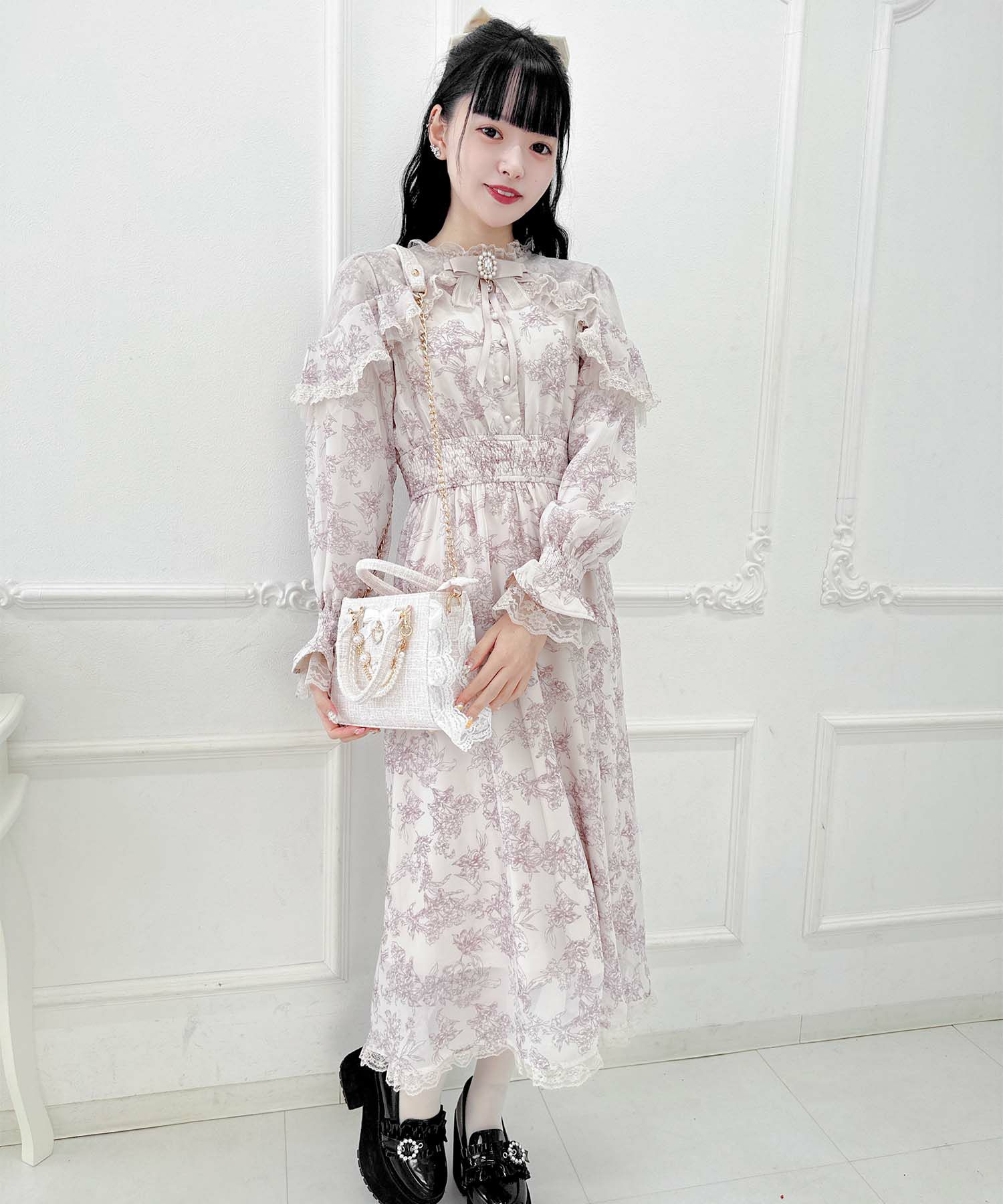 花柄ロングワンピース | Rlab store