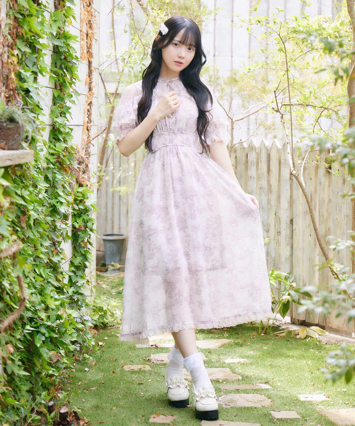 花柄ロングワンピース | Rlab store 