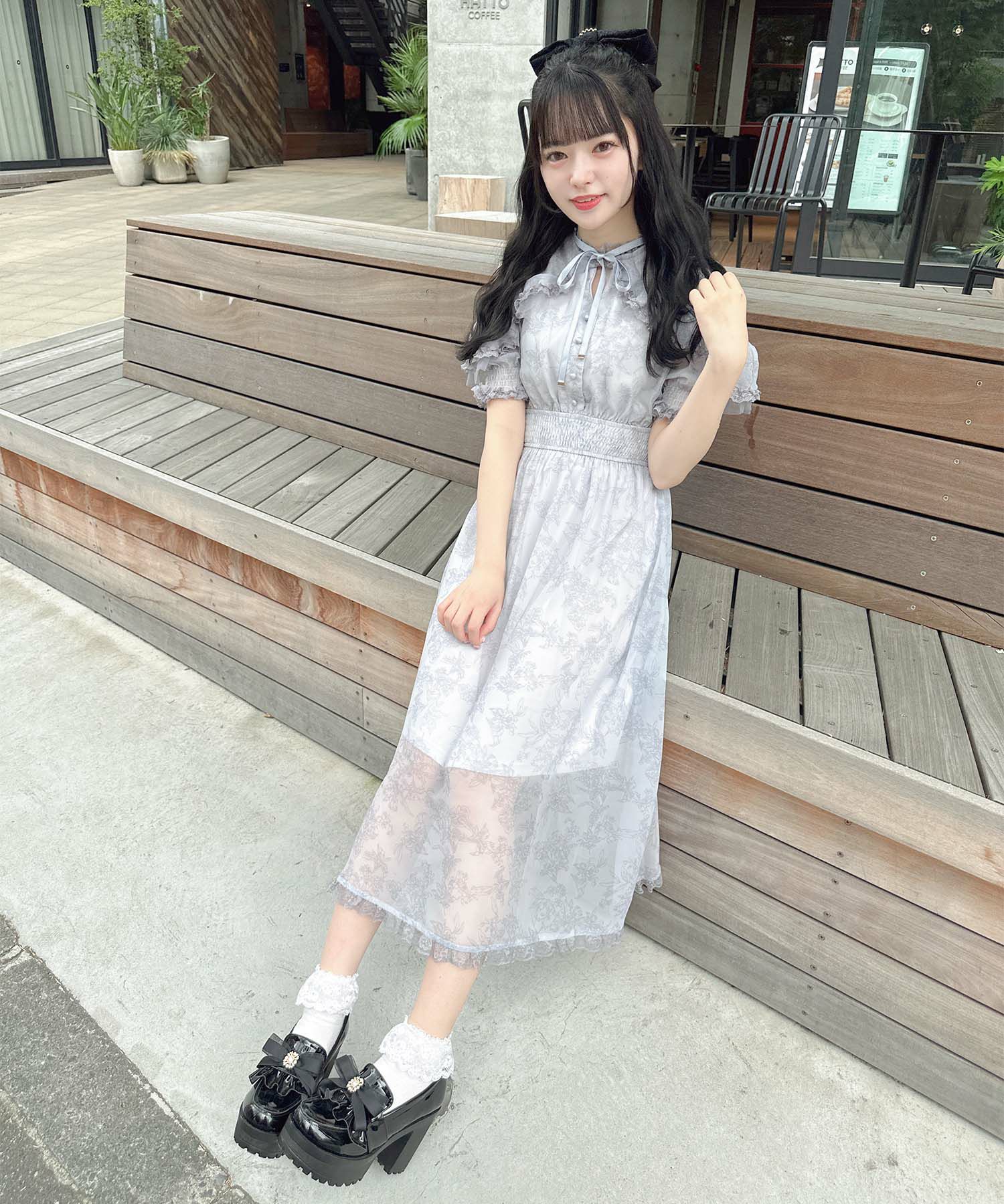 花柄ロングワンピース | Rlab store 