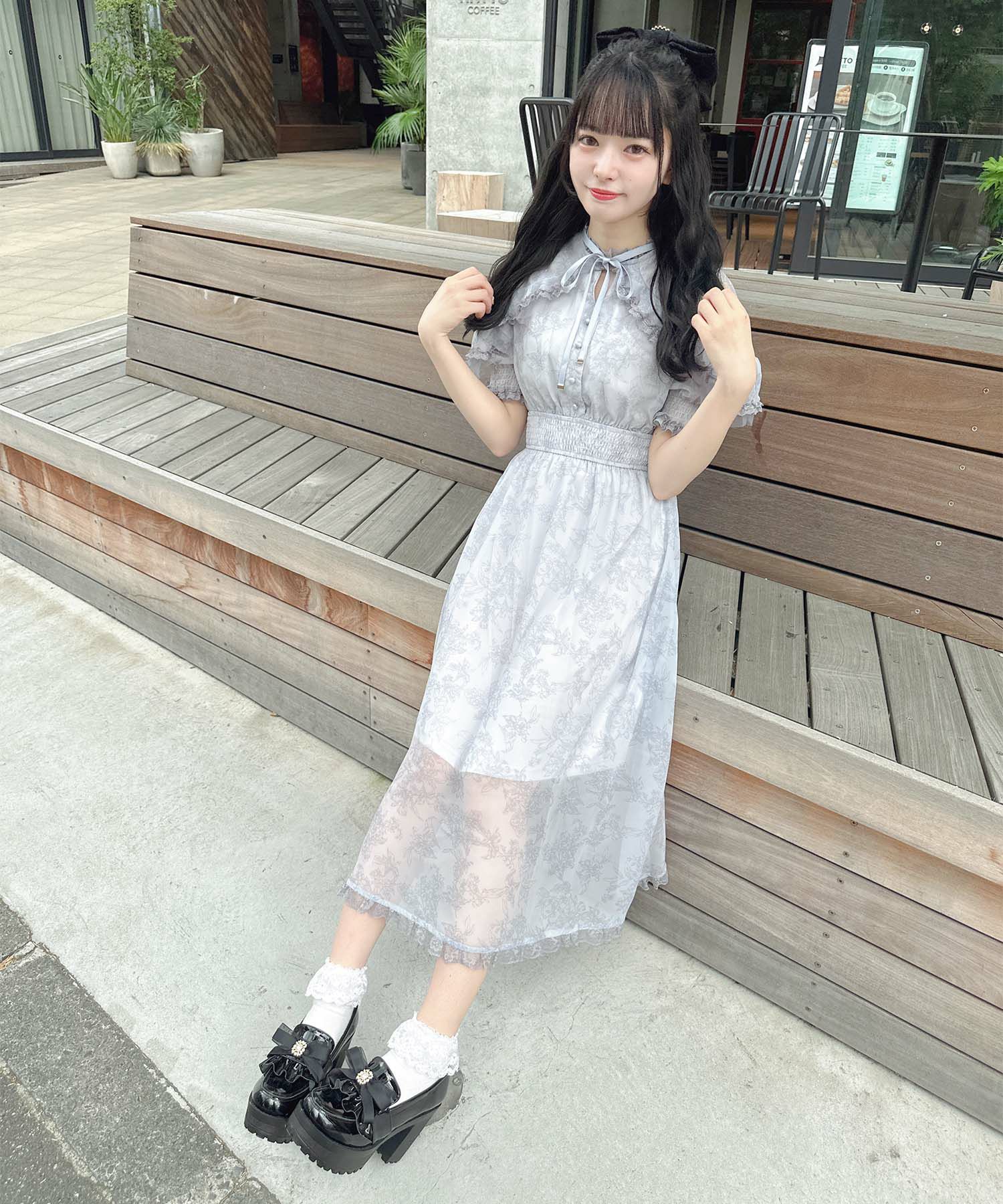 花柄ロングワンピース | Rlab store
