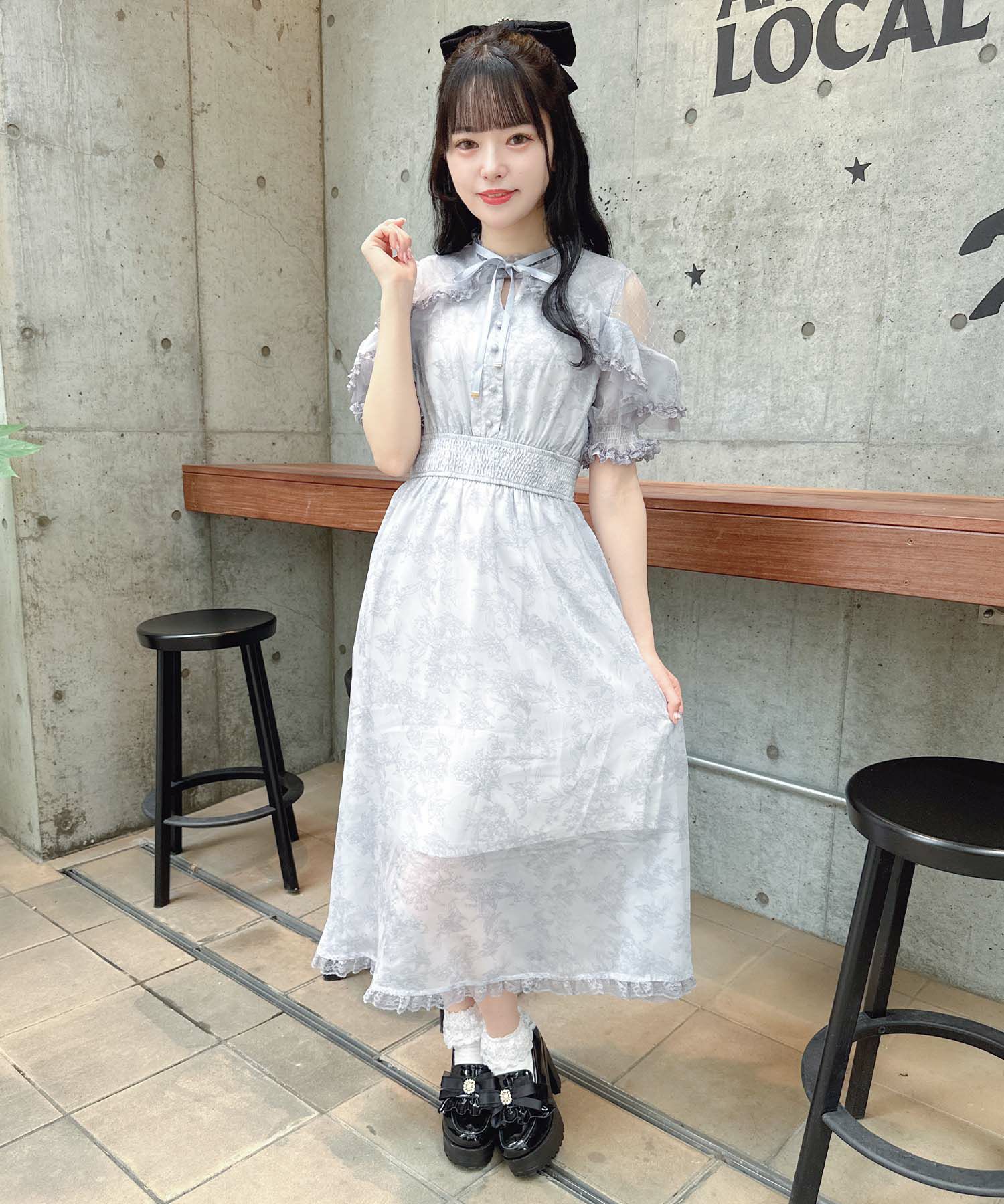 花柄ロングワンピース | Rlab store