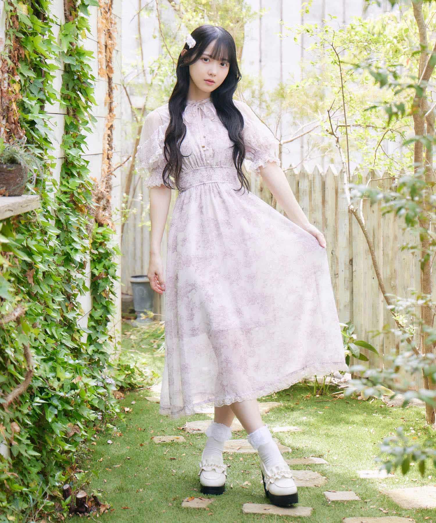 花柄ロングワンピース | Rlab store
