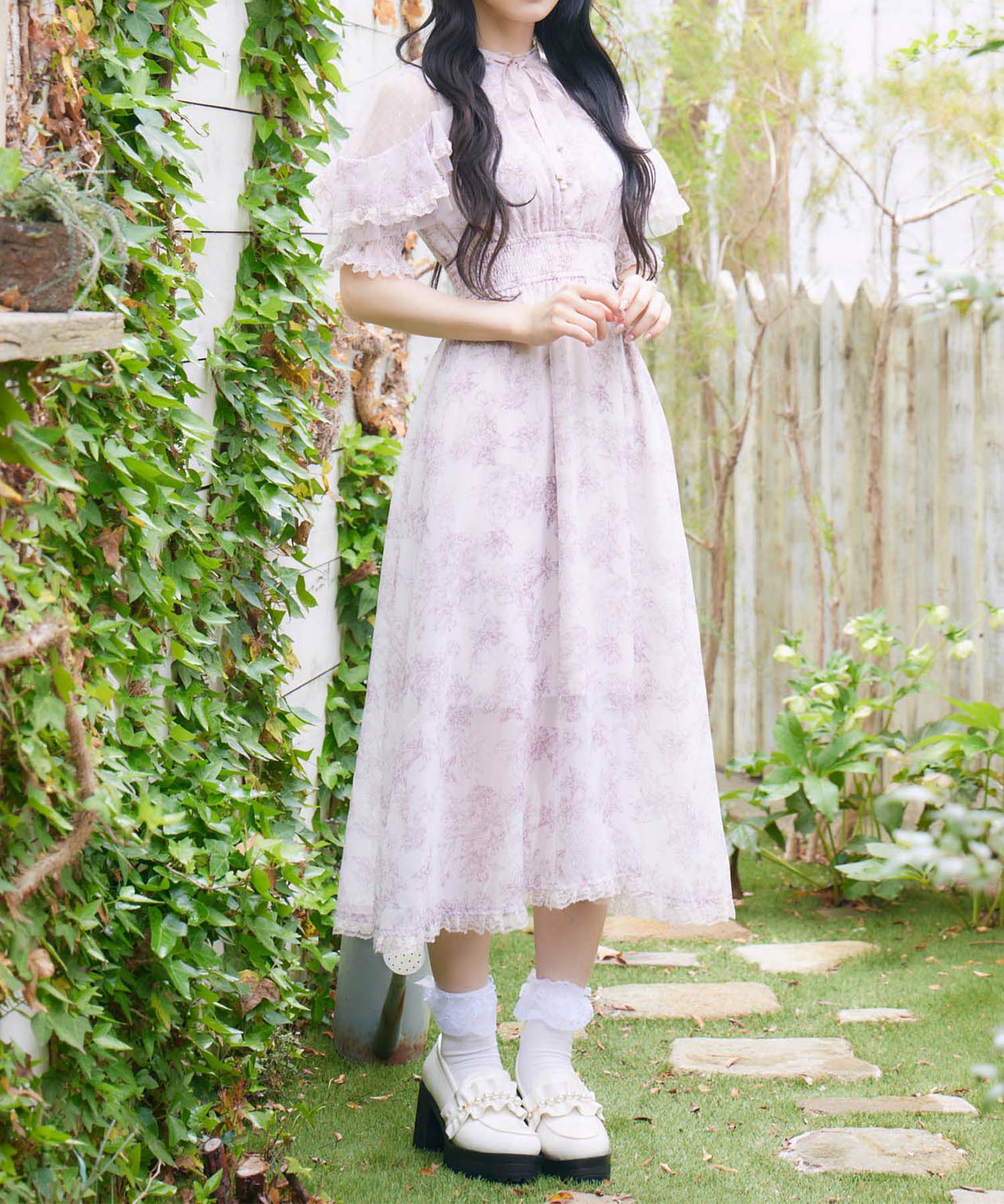 花柄ロングワンピース | Rlab store 