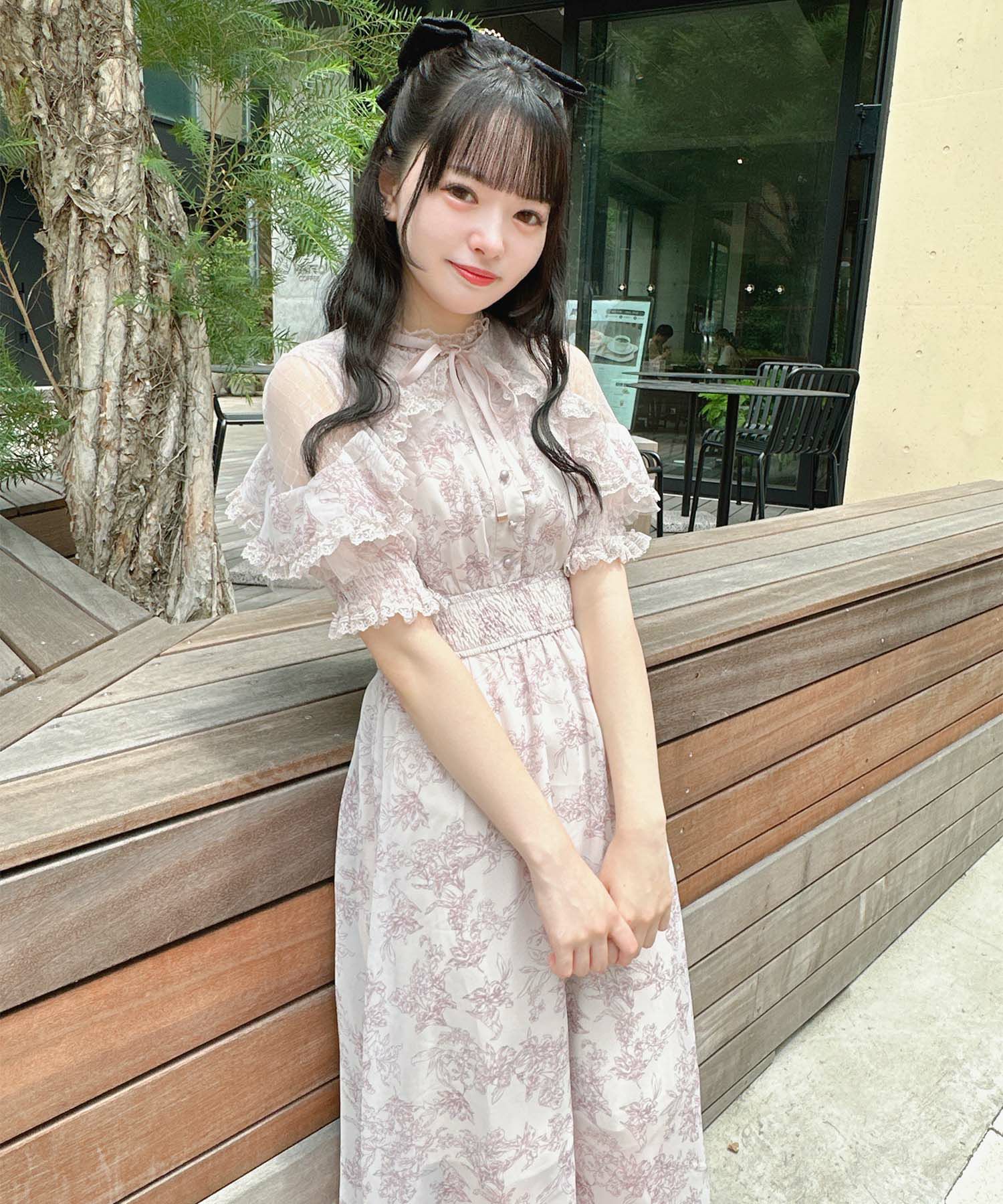 花柄ロングワンピース | Rlab store 