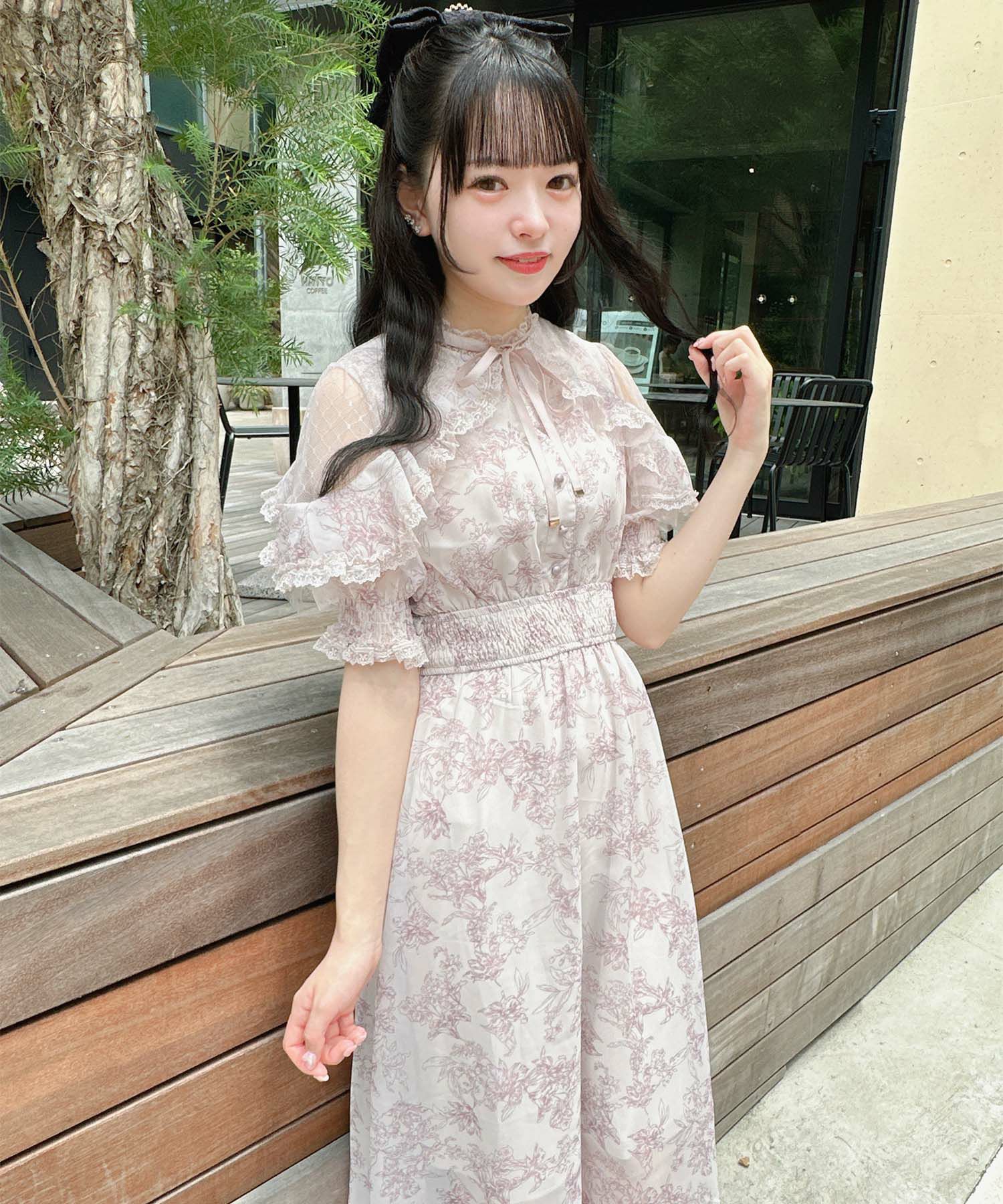 花柄ロングワンピース | Rlab store 