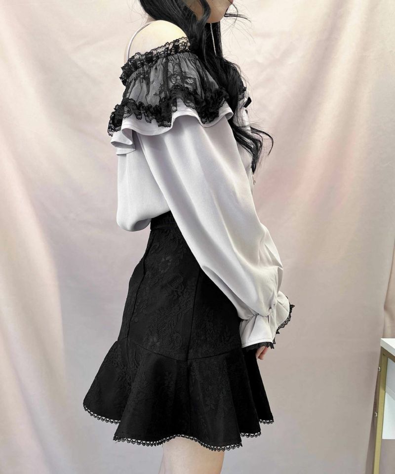 バリエーションマーメイドミニスカート(SKIRT（スカート