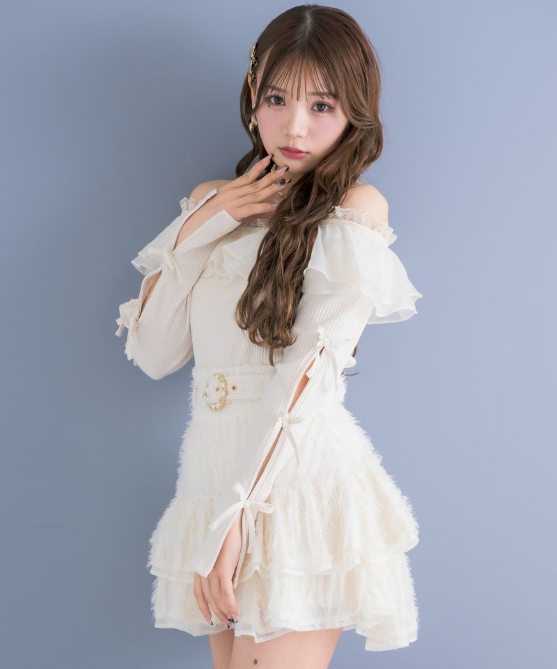 MARITHE + FRANCOIS GIRBAUD｜サロペットミニスカート