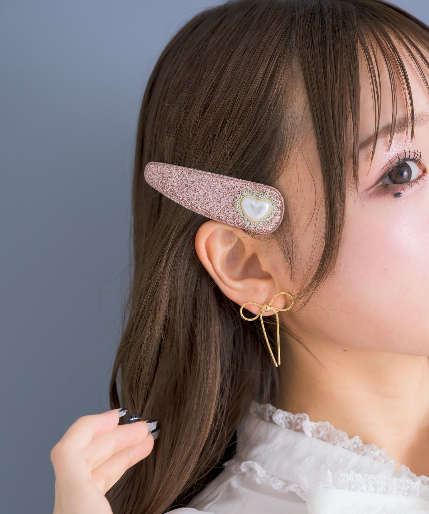 アトリエカオル 18k リボンピアス アトリエカオル 18k リボンピアス