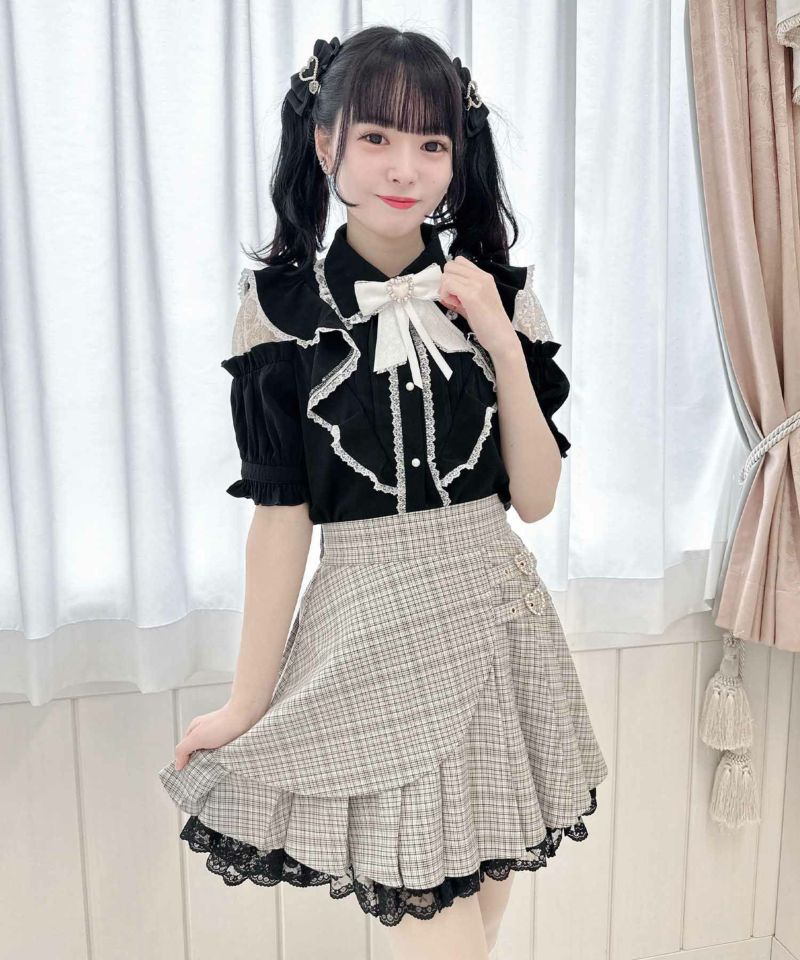 サイドバックルプリーツスカート | Rlab store