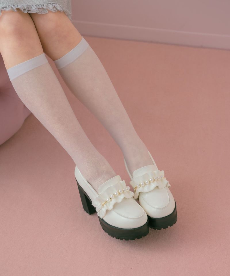 パールチェーンフリルローファー | Rlab store パールチェーンフリルローファー | Rlab store