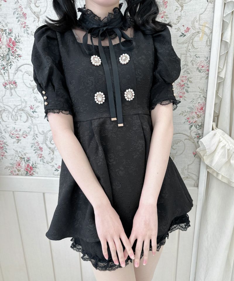 花柄ふくれジャガード セットアップ | Rlab store