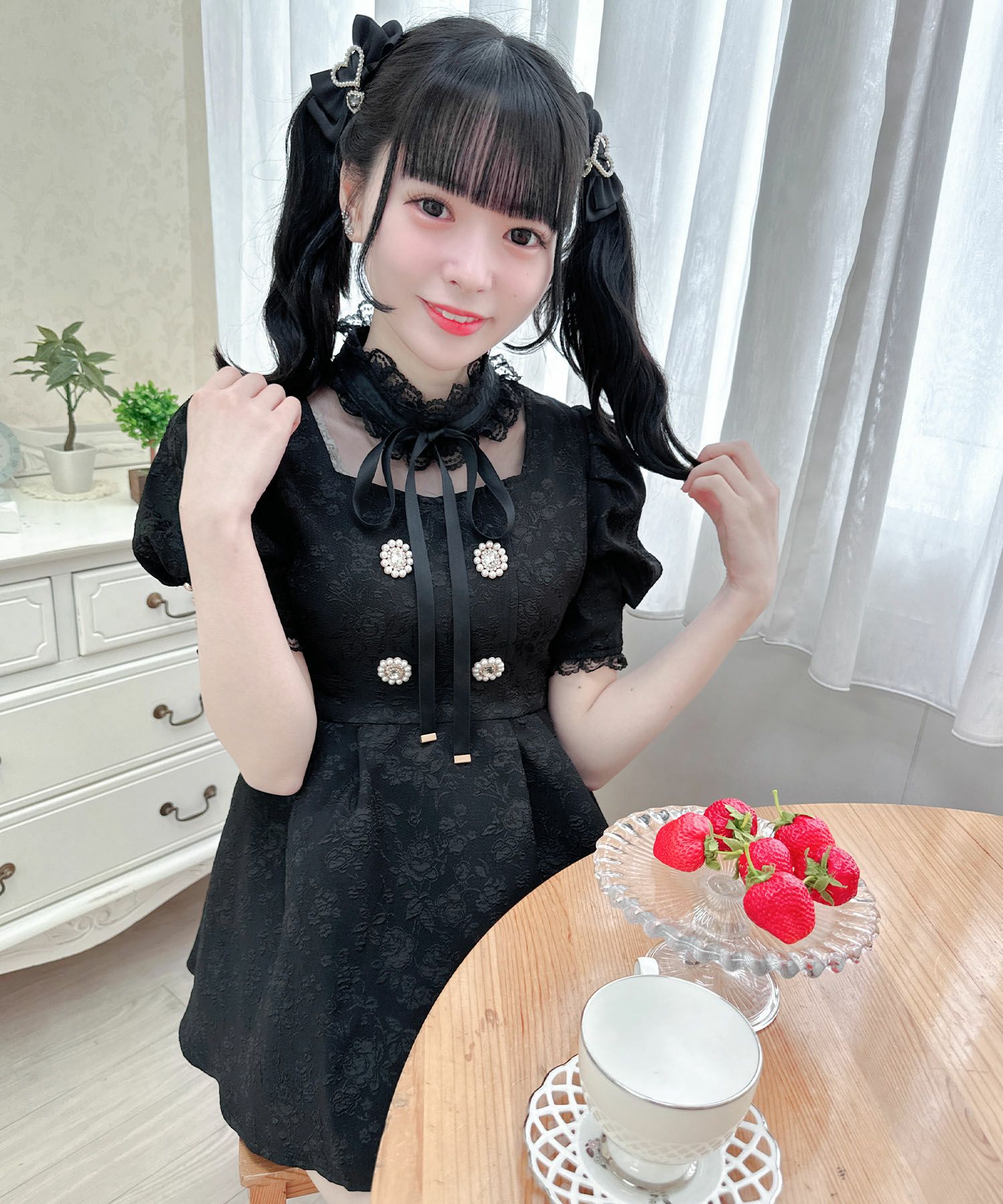 花柄ふくれジャガード セットアップ | Rlab store