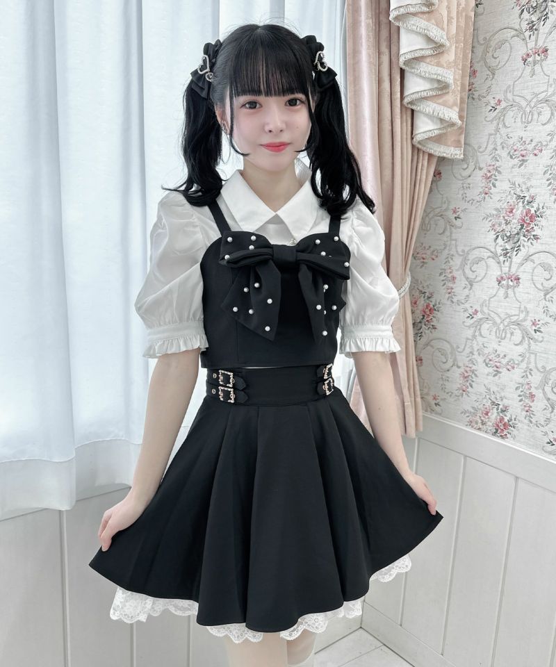パールリボン付きビスチェ＋ブラウスSET | Rlab store
