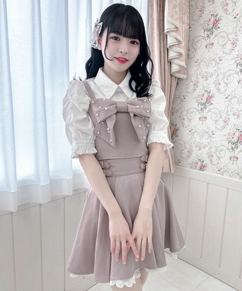 パールリボン付きビスチェ＋ブラウスSET | Rlab store