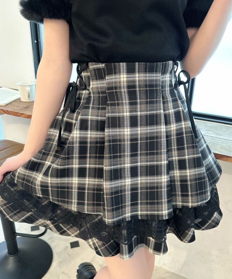 レーシーティアードミニスカート | Rlab store