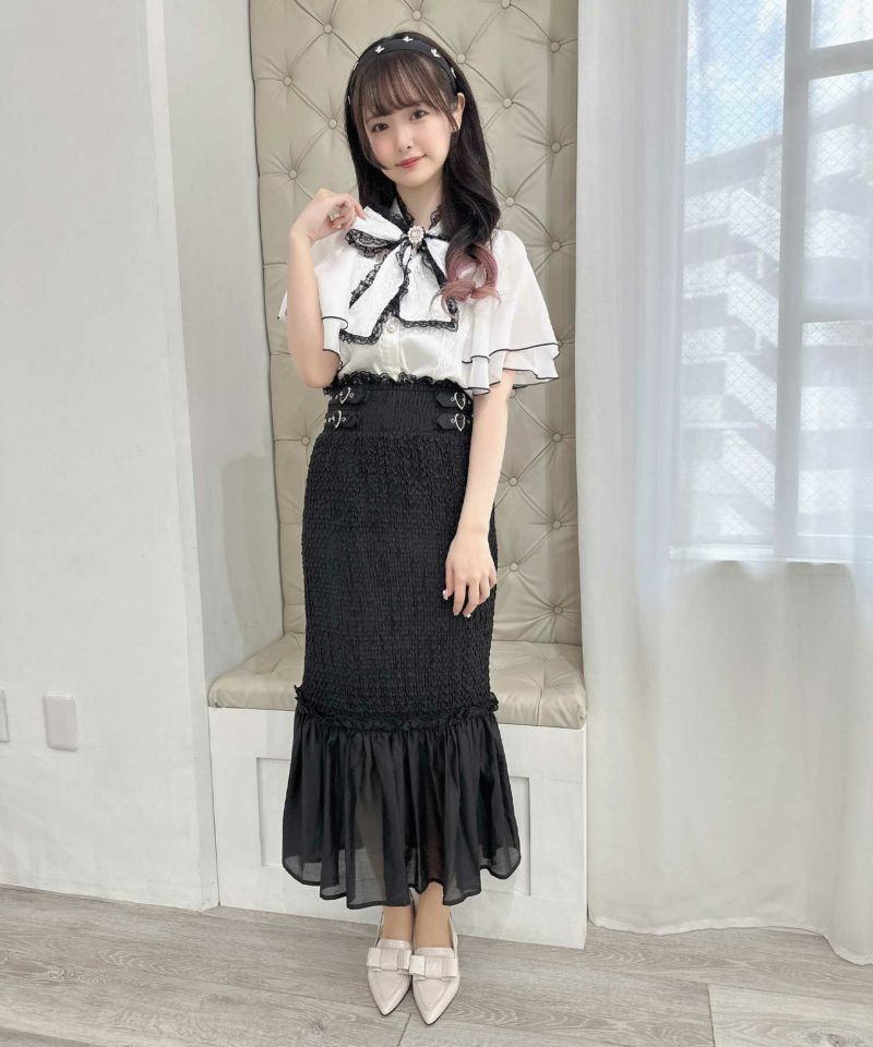 ランダムシャーリングマーメイドスカート | Rlab store