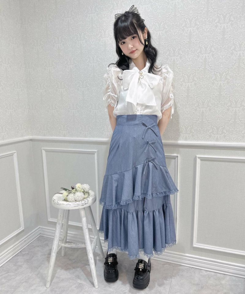 ラッフルロングスカート | Rlab store