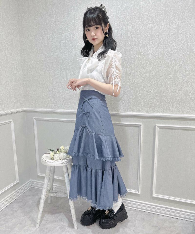 ラッフルロングスカート | Rlab store