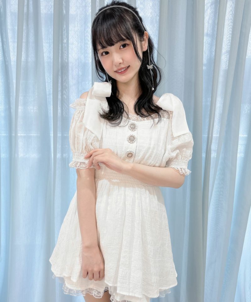 オフショルシアーリボンセットアップ | Rlab store