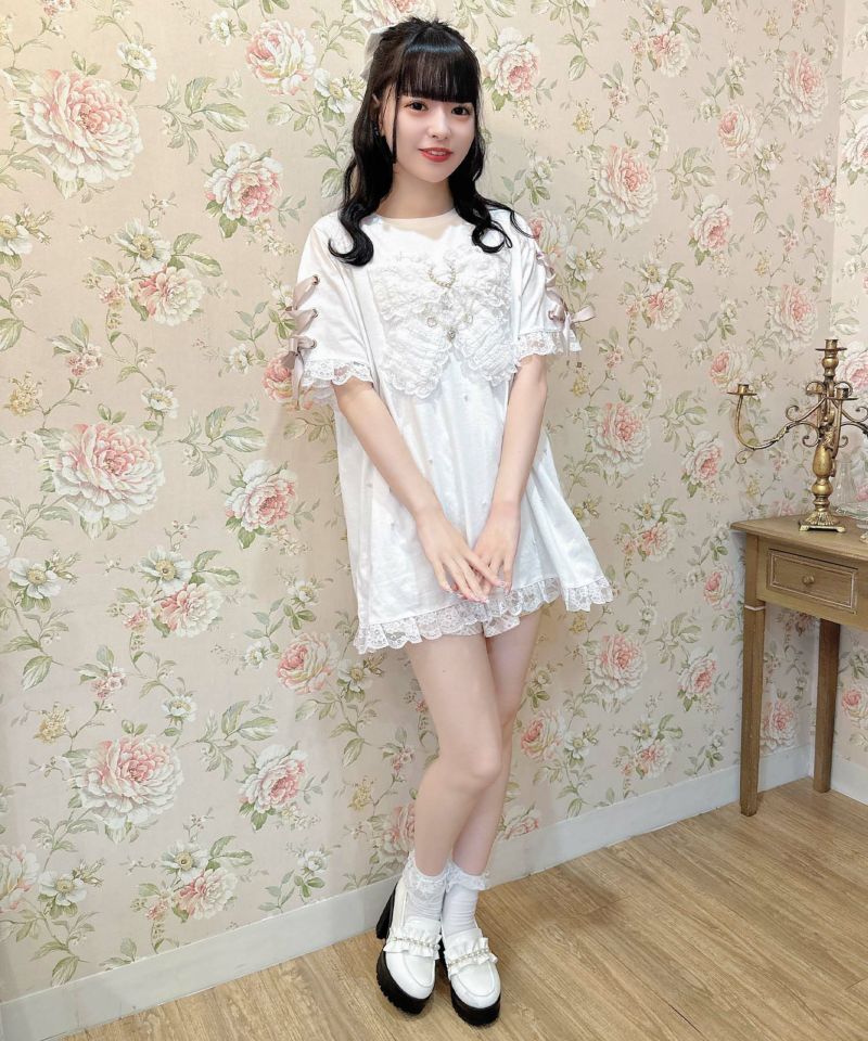リボンデザインビッグTシャツ | Rlab store