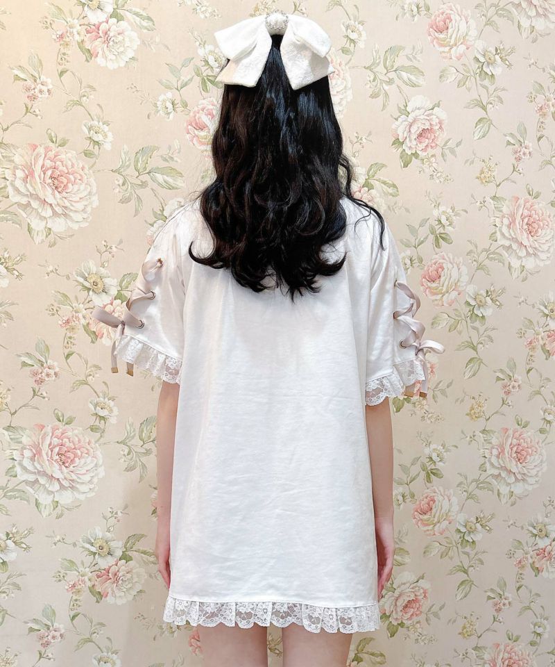 リボンデザインビッグTシャツ | Rlab store