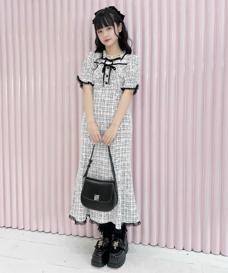 楽天市場】結婚式 ワンピース パーティードレス ニット レース