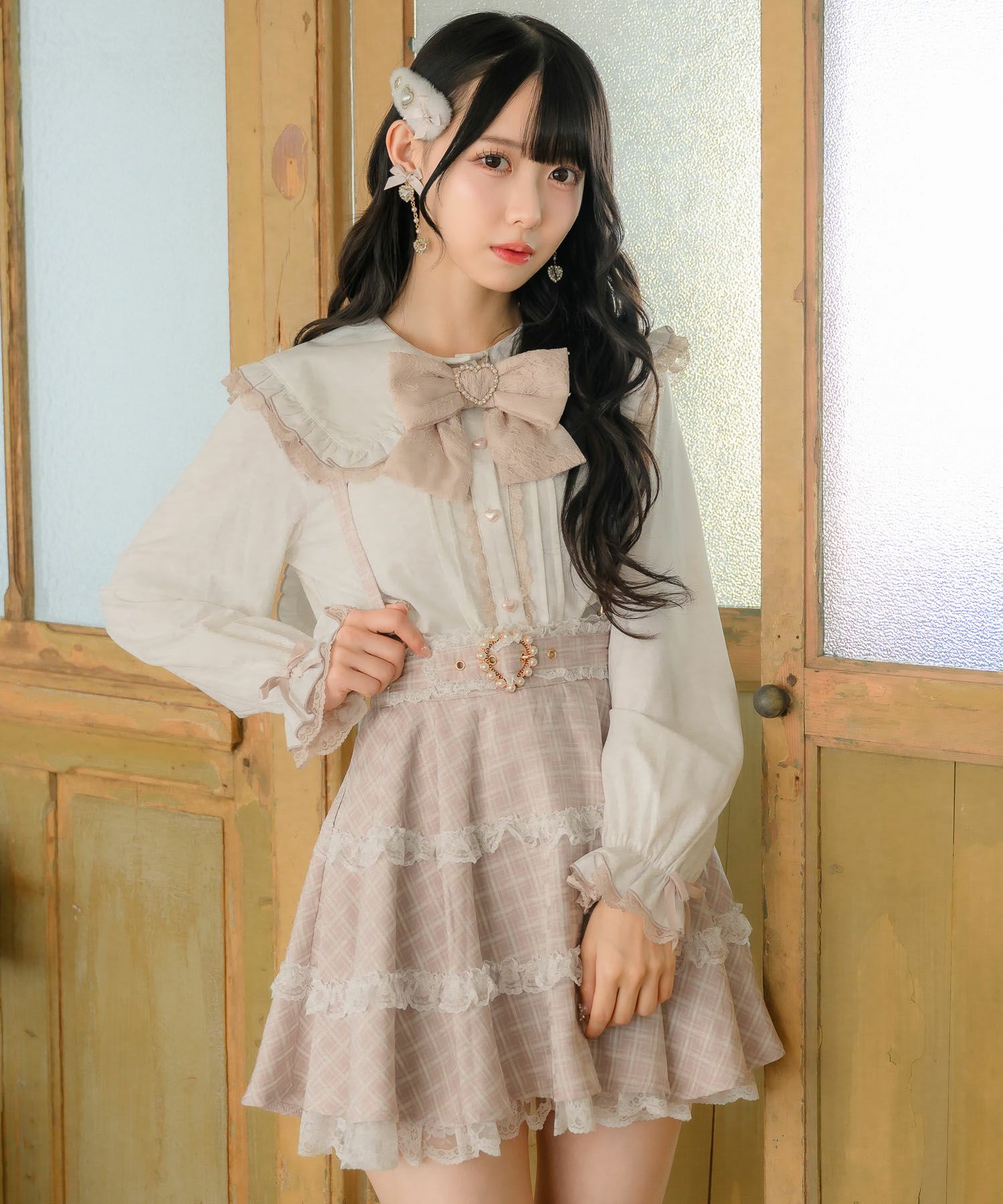 23区 小さいサイズ 高橋リタ　R rita フリルヘム　トップス　32 23区 小さいサイズ 高橋リタ R rita フリルヘム トップス 32