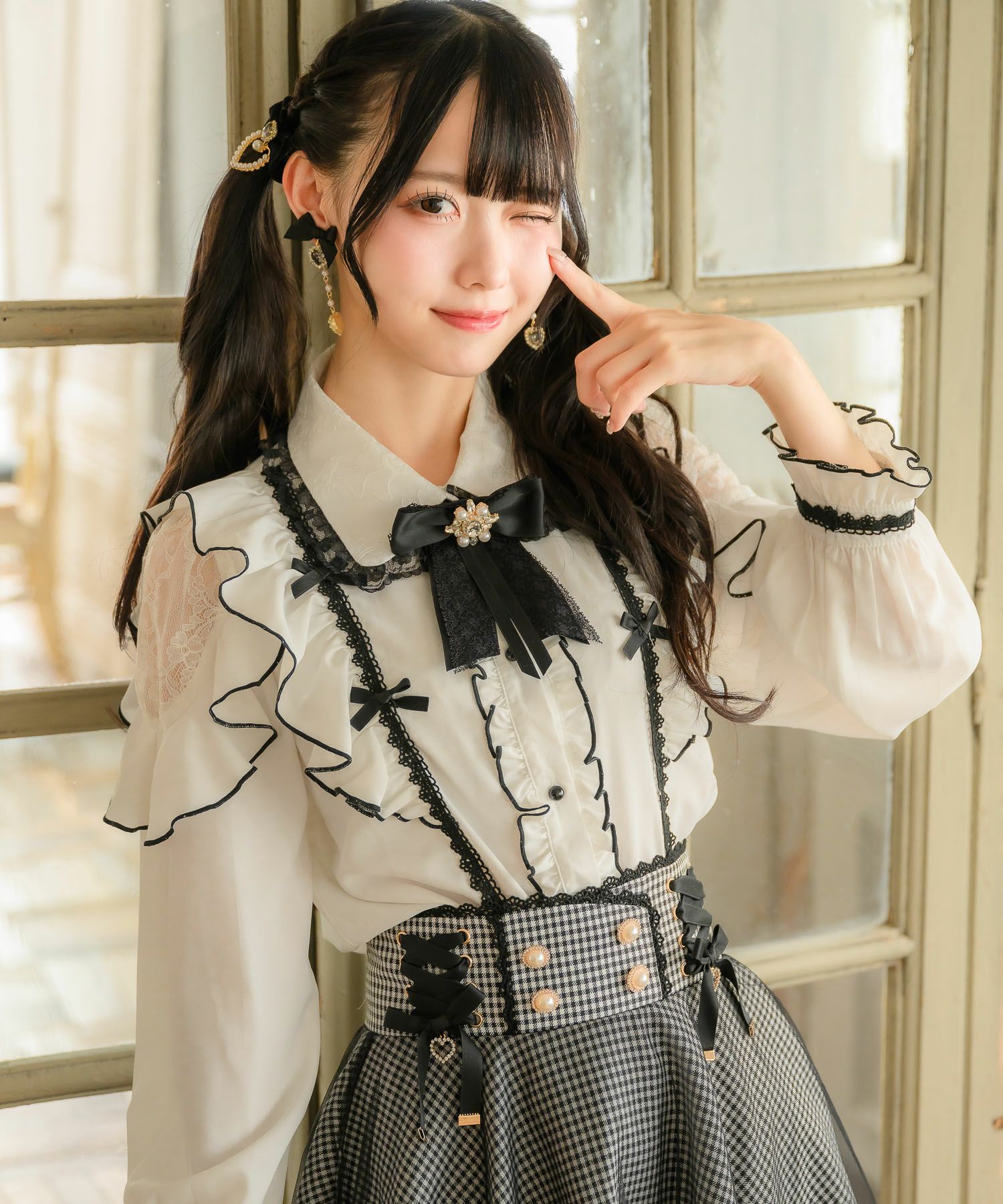 Bonpointボンポワン8aブラウス LALITA 弱から 