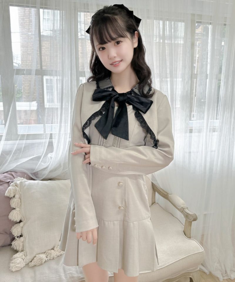 【SONIA RYKIEL】レースボレロ ショート丈 リボン 半袖 フランス製 フロントリボンショートボレロ | Rlab store