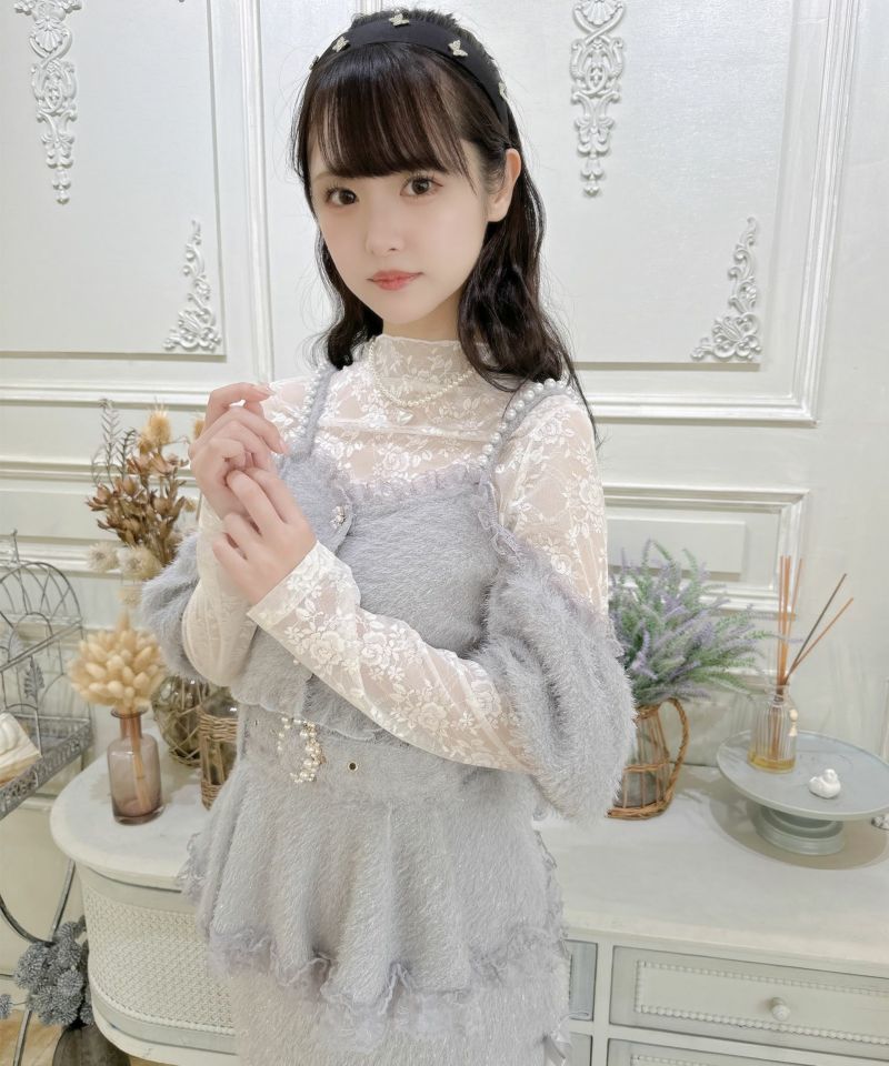 SETUP7 ニット セーター 「SETUP7」グリッターラメフェザー