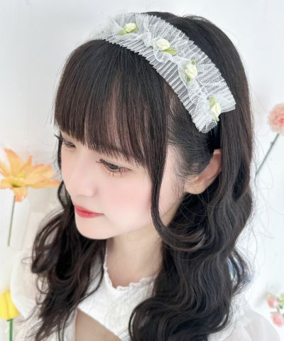 ローズポンポンヘアゴム | Rlab store