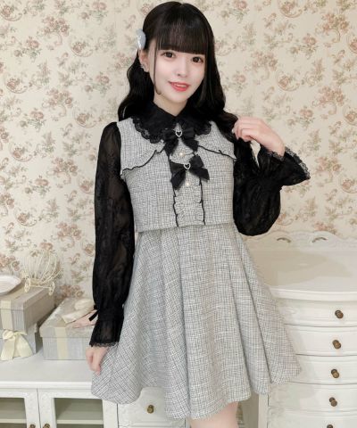 ベロアリボンボレロ風ワンピース | Rlab store