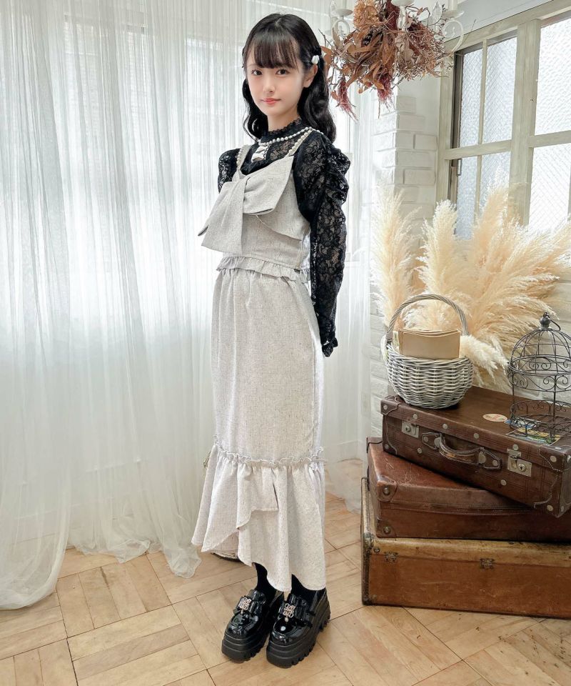 ROJITA サス付マーメイドスカート ピンク ロジータ ROJITA ハートバックルサス付スカート （ピンク