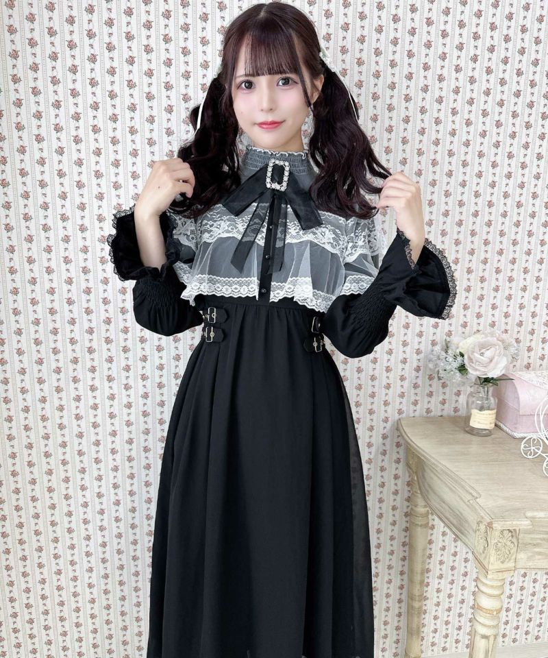 新作40％OFF】ギンガムチェックケープカラードッキング