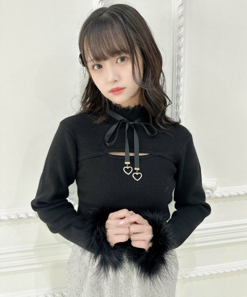 ★REISS★ベスタ ツイストディテールニットミニドレス raffle slit lace switching dress【beige】 – BUNNY APARTMENT