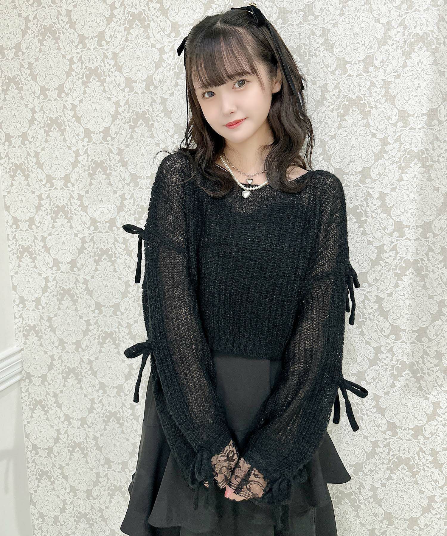 モヘア透かしニットTOPS | Rlab store