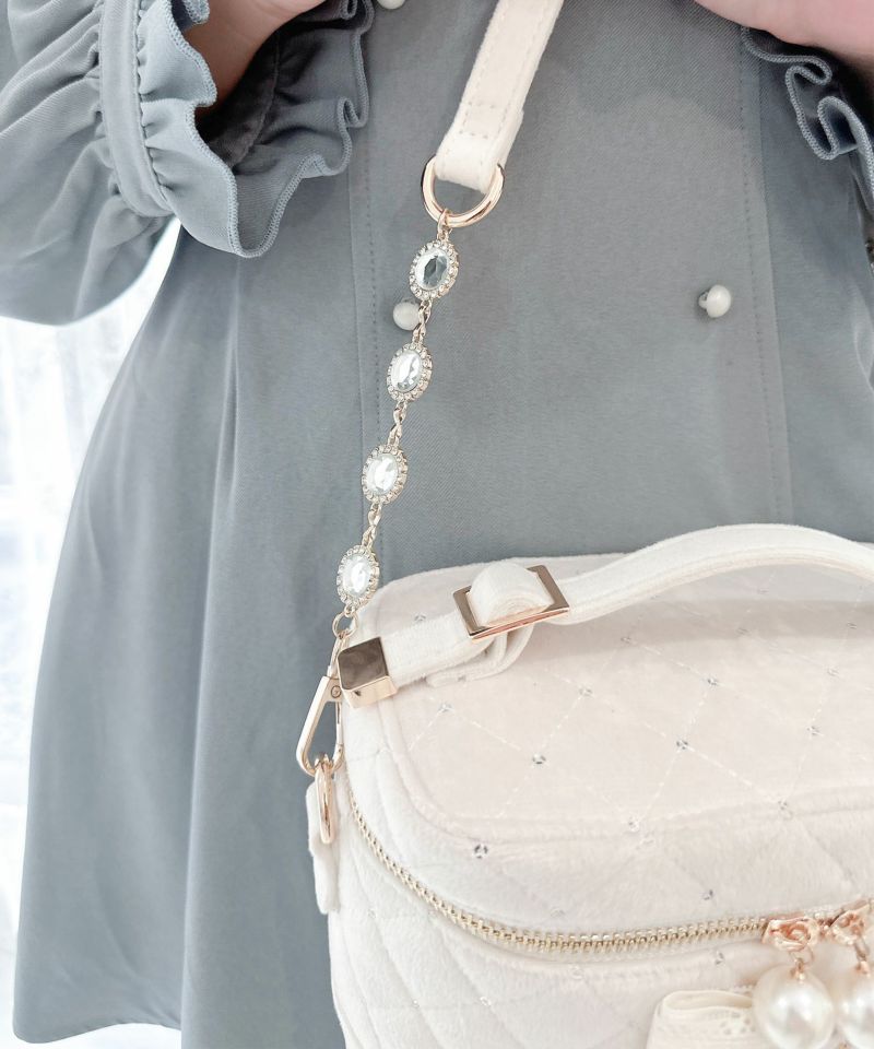 Wリボン キルティング バニティーBAG | Rlab store