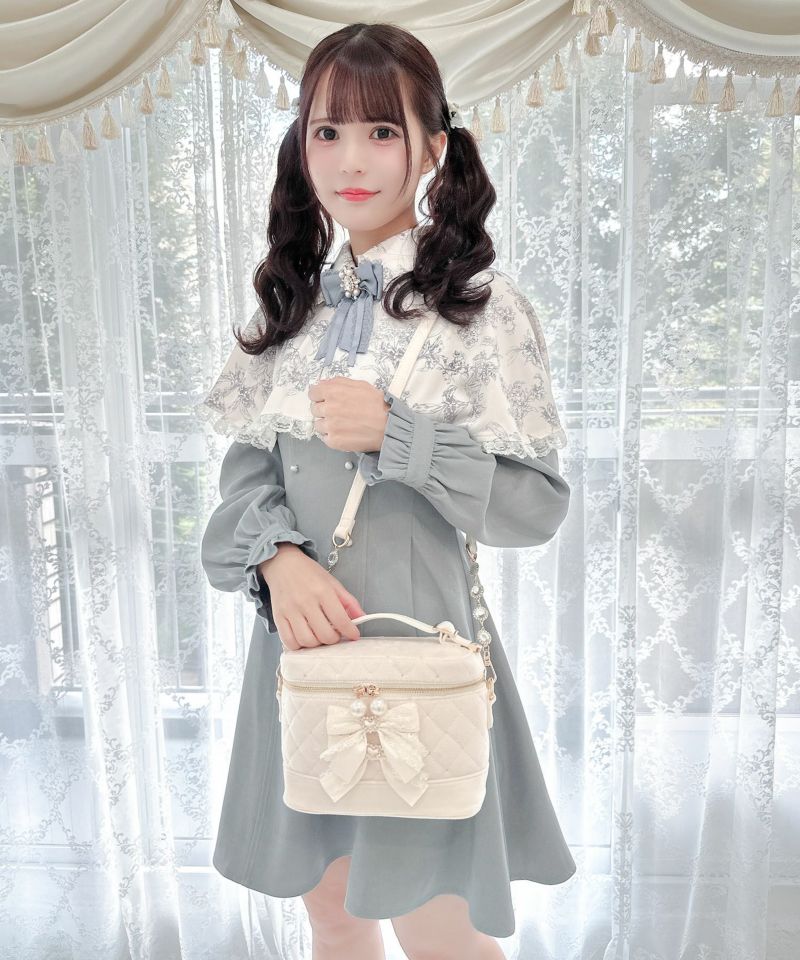 Wリボン キルティング バニティーBAG | Rlab store