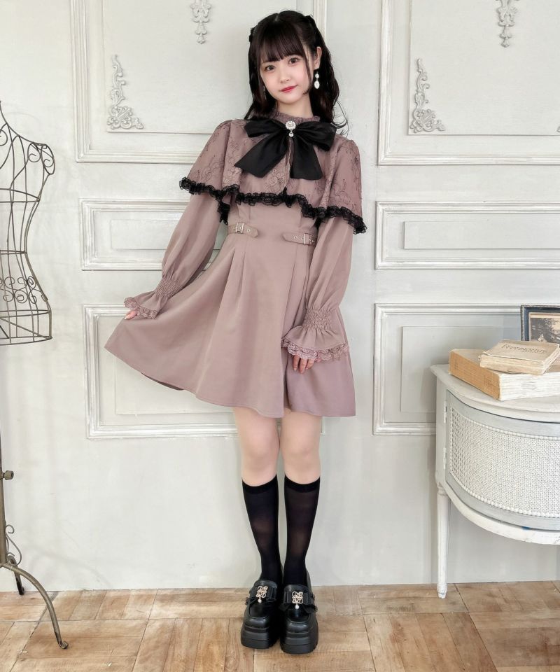 ガール GIRL バックオープン総レースフレアロング丈 結婚式