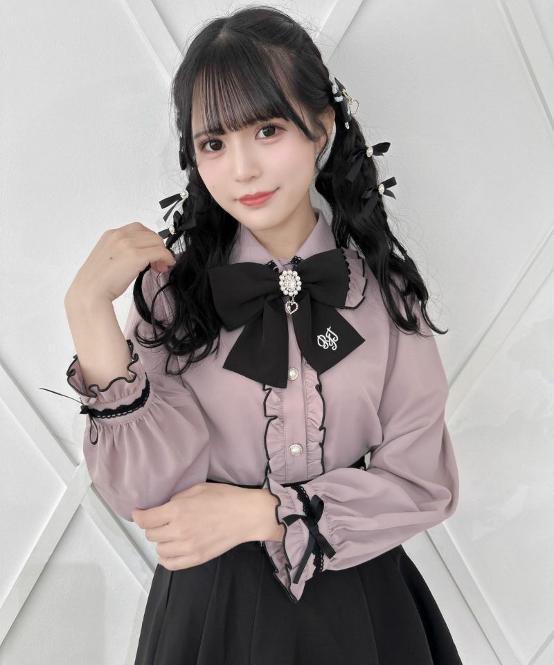 Bibiy. リボンブラウス RIBBON CUFFS BLOUSE - メルカリ