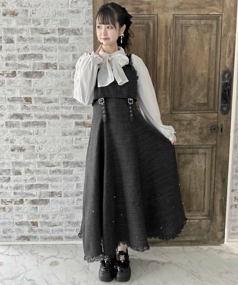 昭和レトロ古着◇MICALADY ミカレディ レトロ柄ウールワンピース