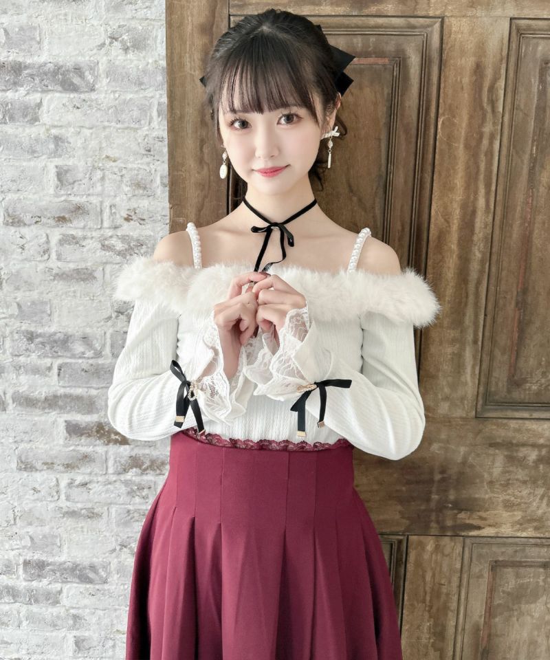 トップス rojetta ハートバックルチョーカーテレコTOPS | Rlab store